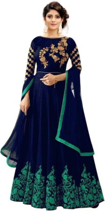 daisyfashion Flared/A-line Gown

Ideal For: Women

Fabric: Silk Blend

Color: Dark Blue

 uploaded by business on 10/10/2022