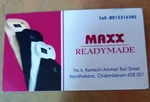 Business logo of MAXX READYMADE