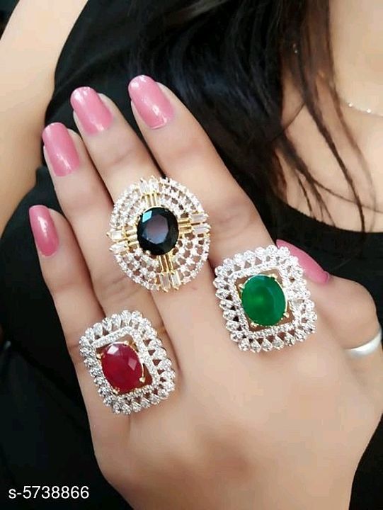 Women's ring uploaded by Shree shyam collection on 1/7/2021