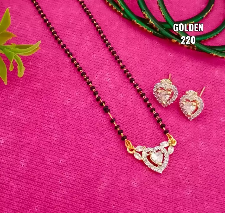 Mangalsutra with earrings uploaded by Payal Shopism on 10/11/2022