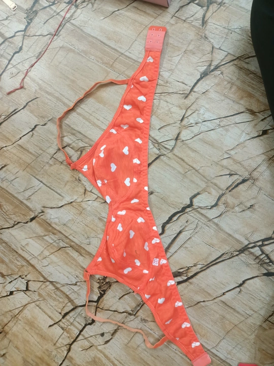 Heart printed bra uploaded by business on 10/11/2022
