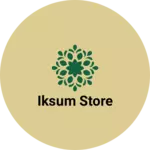 Business logo of Iksum store