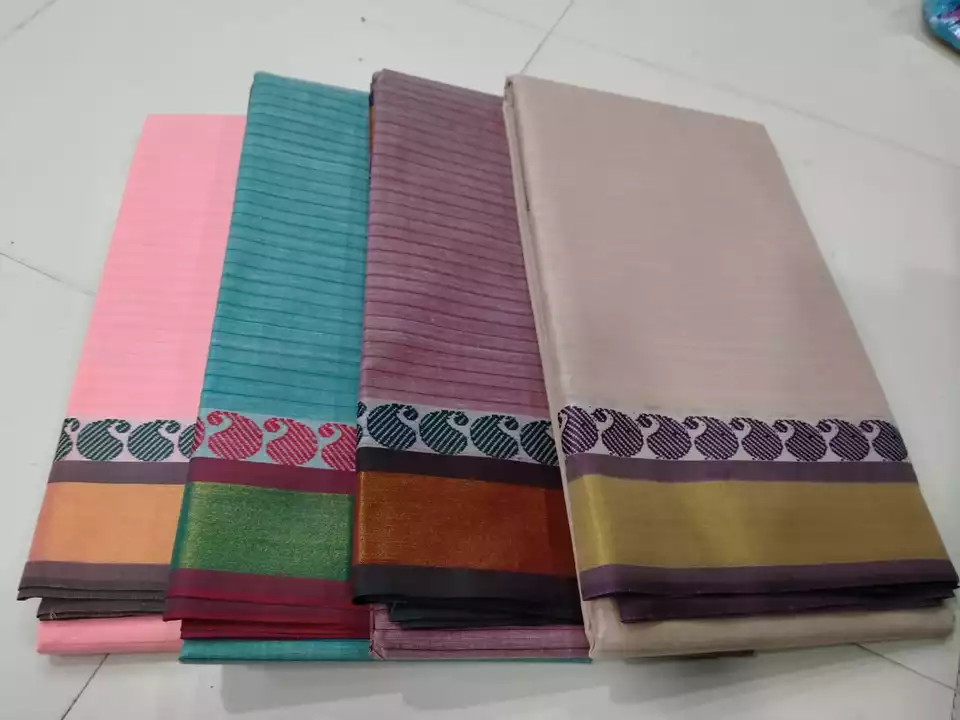 Pure cotton sarees with blouse  uploaded by business on 10/11/2022