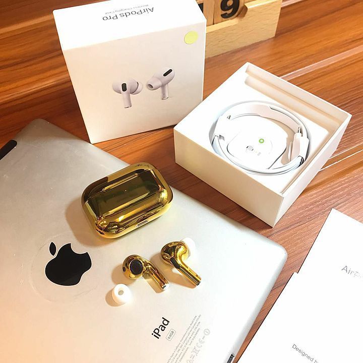 Airpod Pro Golden Edison uploaded by Mr.Gadget on 1/7/2021