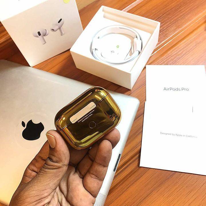 Airpod Pro Golden Edison uploaded by Mr.Gadget on 1/7/2021