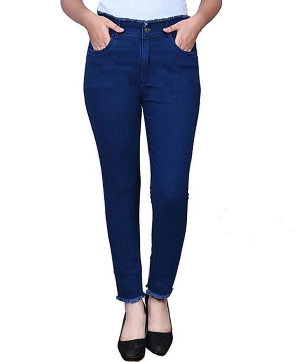 Women jeans Fully Stretchable  uploaded by Anuj Textiles on 10/11/2022