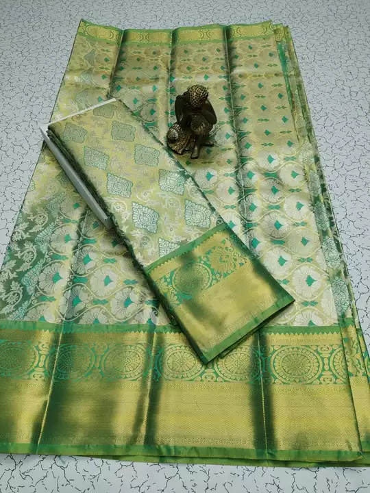 Tissue bridal silk sarees  uploaded by Sendur silks on 10/11/2022
