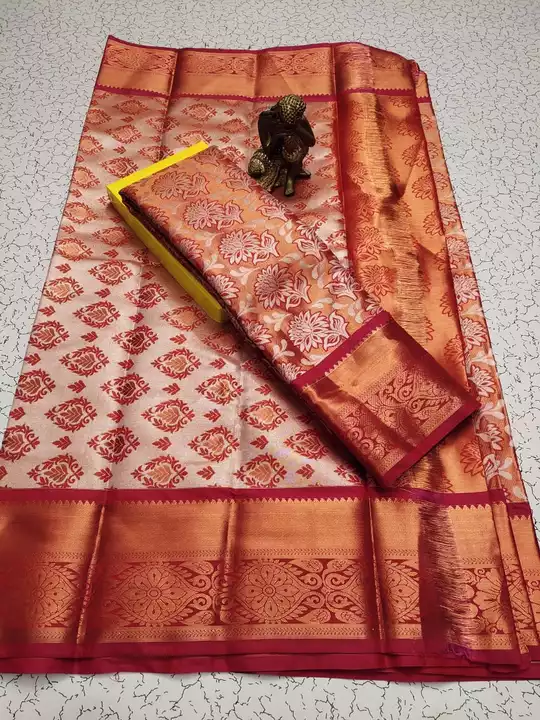 Tissue bridal silk sarees  uploaded by Sendur silks on 10/11/2022