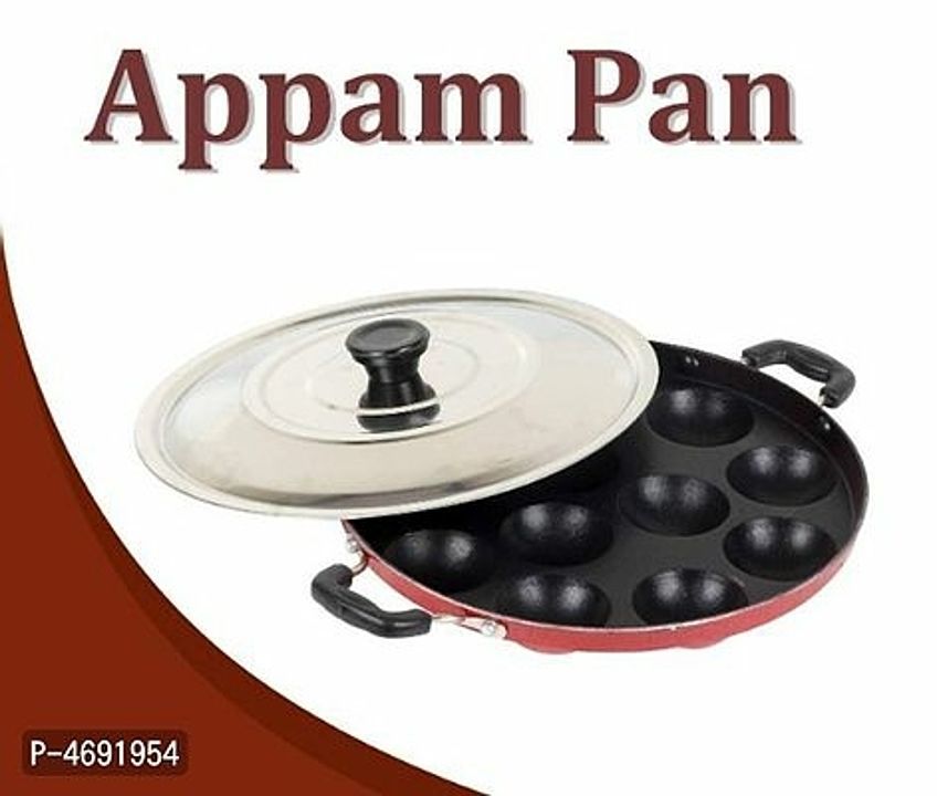 Post image Non-Stick 12 Cavities Appam Tava &amp; Dosa Tawa with Lid Red


*Type*: Variable

*Material*: Aluminium

*Length*: Variable

*Width*: Variable

*Height*: Variable

*Returns*:  Within 7 days of delivery. No questions asked

⚡⚡ Hurry, 8 units available only 

WhatsApp number: 8825809702