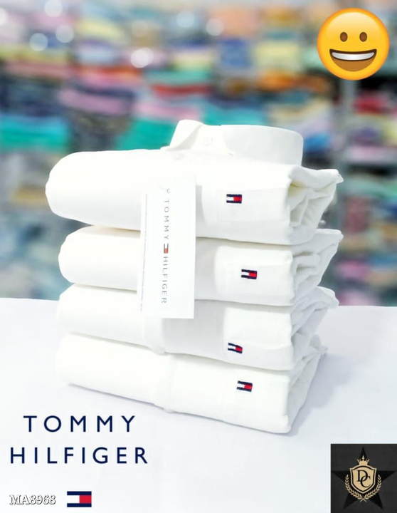 White Branded Shirts Tommy uploaded by Shyam fashion hub on 10/11/2022