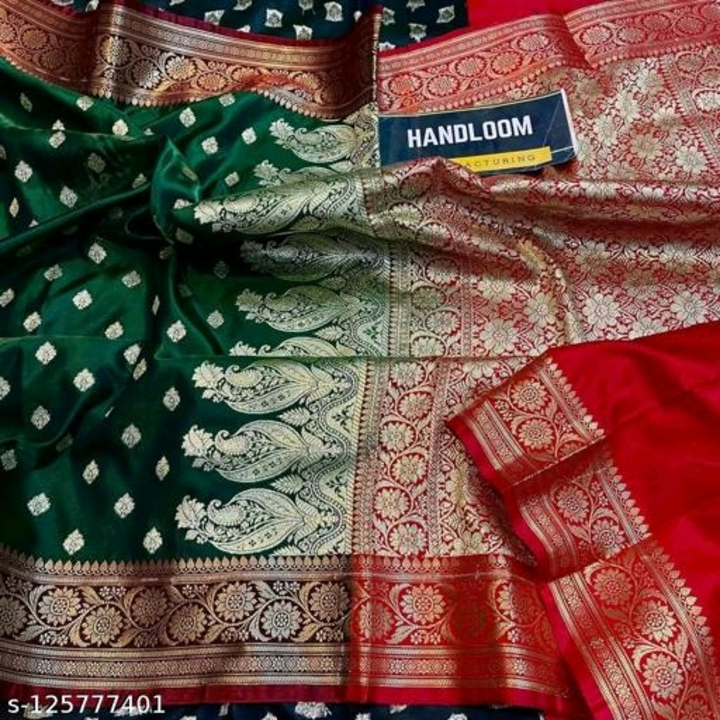 Chitrarekha Superior Sarees*
Saree Fabric: Banarasi Silk uploaded by business on 10/11/2022
