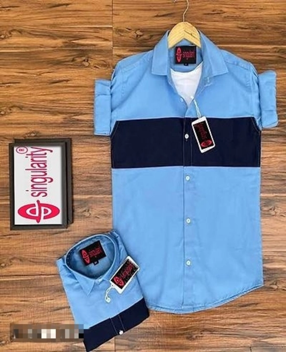 Stylish Cotton Color Block Casual Shirt uploaded by business on 10/11/2022