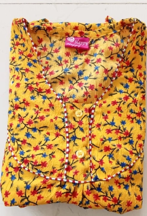 Small floral print crush nighty only at 147 uploaded by Happy Happy Garment on 10/11/2022