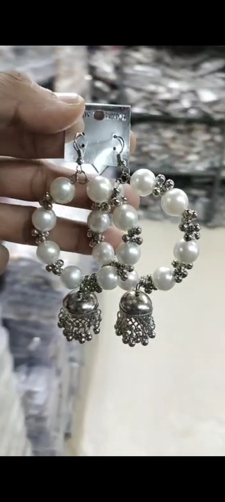 Peal hoop earrings  uploaded by ASaroj Enterprises on 10/11/2022