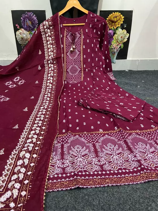 Anarkali suit  uploaded by Jaipuri Fashion Point  on 10/11/2022