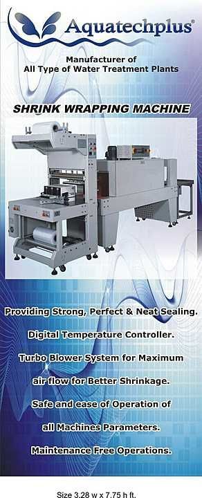 Web sealer with shrink tunnel / Bottle packaging machine/ packing machine/  uploaded by Aquatech plus Privet limited  on 1/8/2021