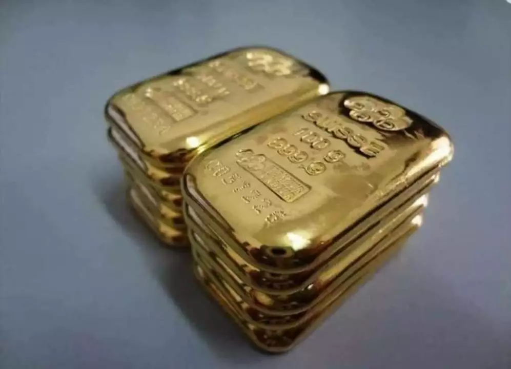 Gold bar uploaded by Aj gold bullion on 10/11/2022