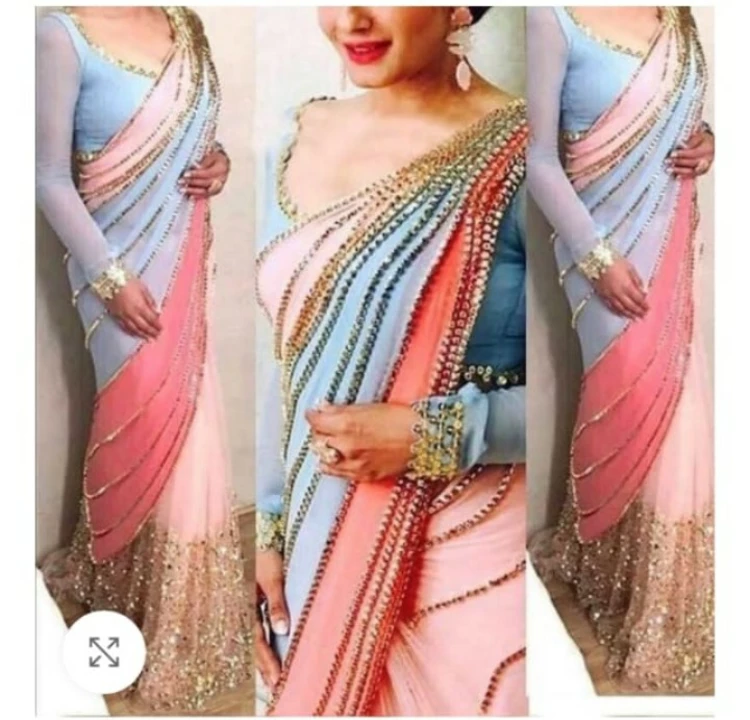 Post image I want 1-10 pieces of Sequence saree georgette at a total order value of 5000. Please send me price if you have this available.