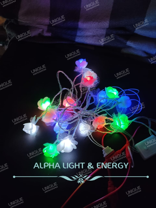 Multi color flower light uploaded by Alpha Light And Energy on 10/12/2022