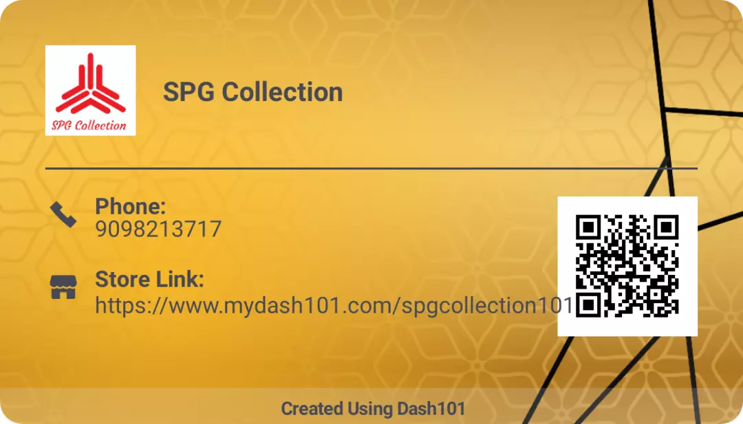 Visiting card store images of SPG collection