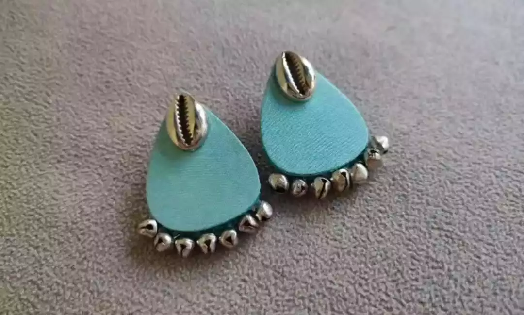 Febric earring uploaded by Orchid Fashion Studio on 10/12/2022