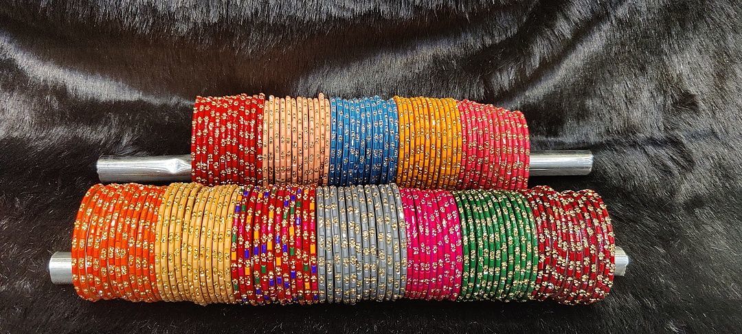 Glass bangles  wholesale rate  uploaded by NAVIKA BANGLES on 1/8/2021