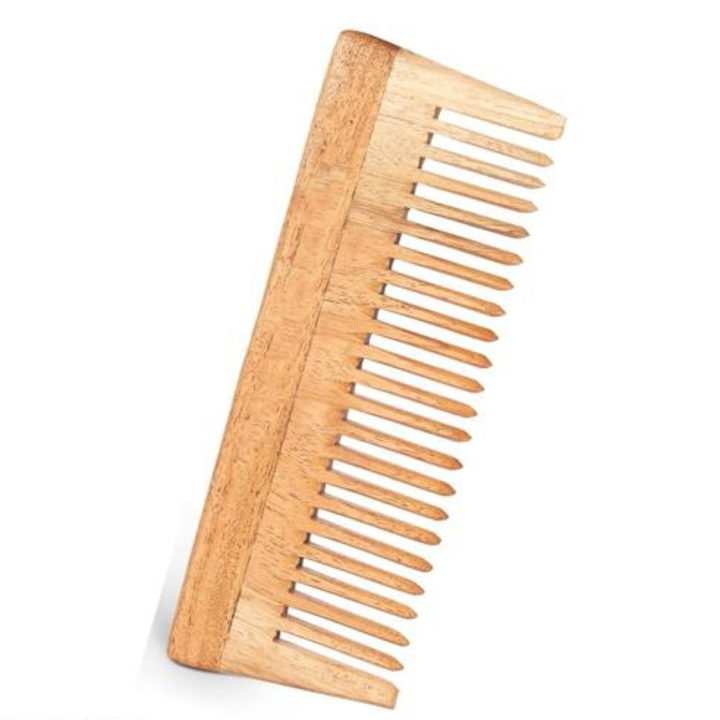 BODE Sensational Orignal Neem Wood Broad Tooth Hair Combs (Pack Of 3) uploaded by Stylish Magic World on 10/12/2022