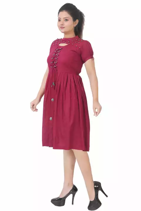 Rayon Dress  uploaded by F&R Apparel on 10/12/2022