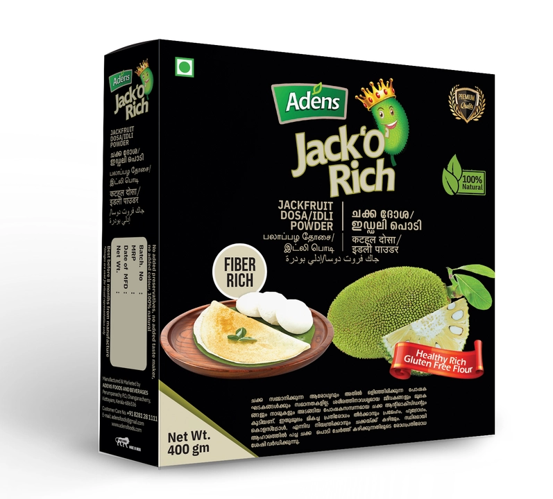 ADENS Jack 'O' Rich Jackfruit Dosa/Idli Powder uploaded by Adens Foods And Beverages on 10/12/2022