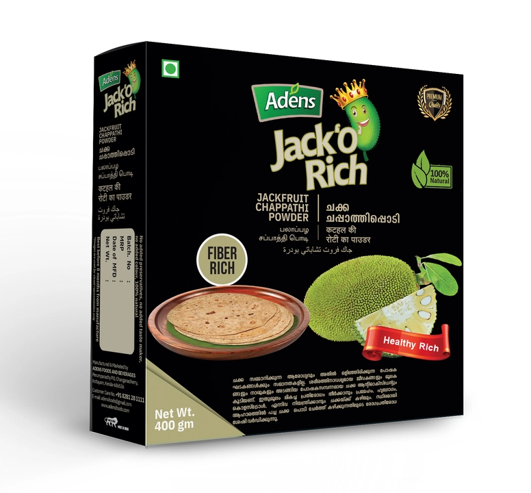 ADENS Jack 'O' Rich Jackfruit Chappathi Powder uploaded by Adens Foods And Beverages on 10/12/2022