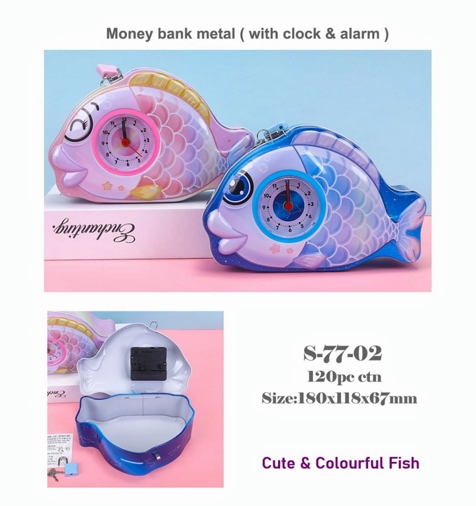 FISH CLOCK MONEY BANK uploaded by TAAJ  on 10/12/2022