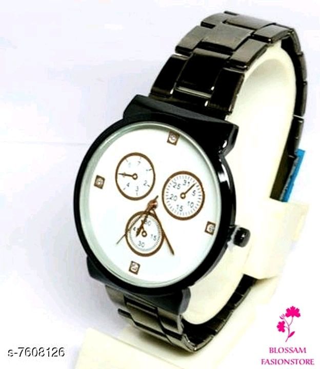 Metal watch uploaded by Blossam fasion wholesaler on 1/8/2021
