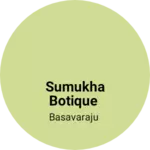 Business logo of Sumukha Botique