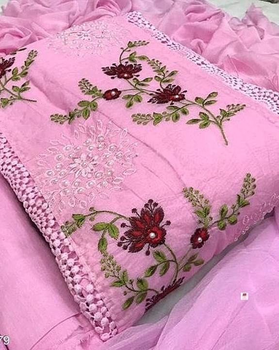 Product image of Dress material ( salwar), price: Rs. 850, ID: dress-material-salwar-c05f84b6
