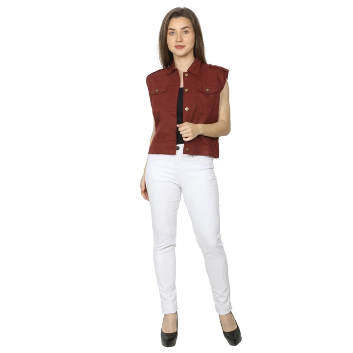 Product image of Women cotton sleeveless jacket , price: Rs. 195, ID: women-cotton-sleeveless-jacket-89b181f9