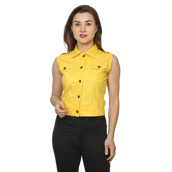 Product image of Women cotton sleeveless jacket, price: Rs. 195, ID: women-cotton-sleeveless-jacket-9f680a69