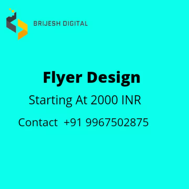 Brijesh Digital provide best Flyer Design for your business  uploaded by business on 10/12/2022