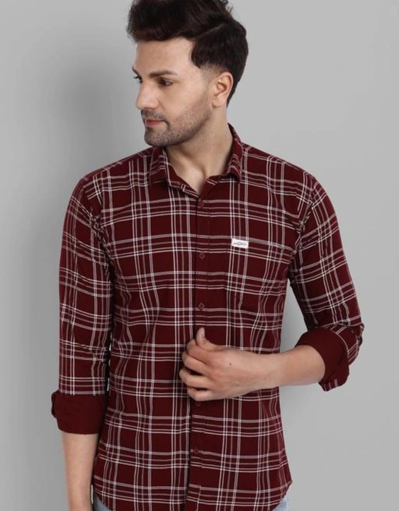 Post image Casual Slim Fit Shirt at 650/-
❇️Fabric: Cotton 
💢Sizes available: M, L, XL 
✴️Sleeve Length: Long Sleeves 
⚜️Pattern: Checked 
COD + Free Shipping 🏠🚢
DM for more details 📲9561513378