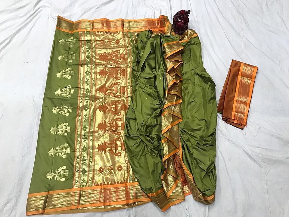 🌹🌹🌹9 var Readymade paithani🌹
2000 + shipping
Height 42 inch
💃💃💃💃💃💃💃💃
Limited stock book  uploaded by Sangeeta Collection on 6/29/2020
