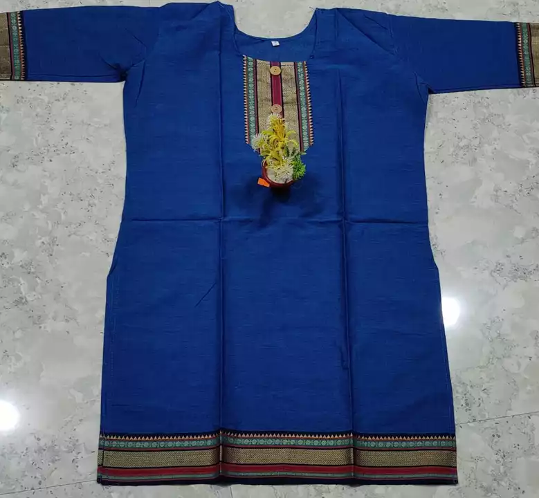South cotton kurti free size  uploaded by Saha Garments  on 10/13/2022