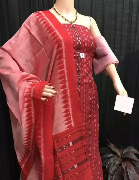 Ikat Salwar Suits with Dupatta. uploaded by Patra Handlooms on 10/13/2022