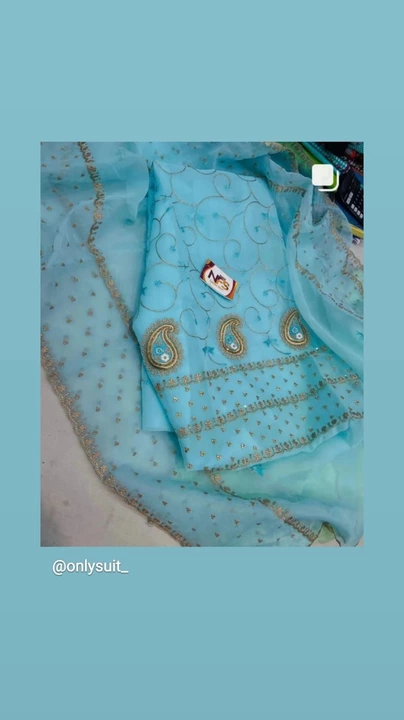 Bareilly look embroidery with embroidery with hand work uploaded by I_k creation on 10/13/2022
