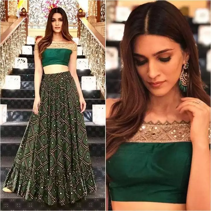 Crop top lehnga  uploaded by business on 10/13/2022