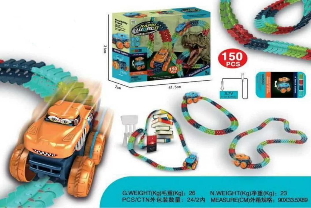 Electric rail race track uploaded by BHTOYS on 10/13/2022