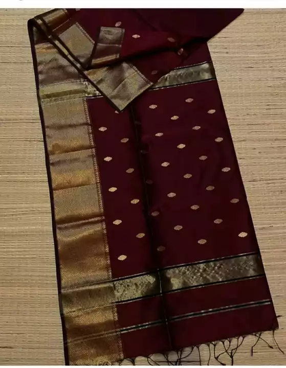 Post image Kota viscous Maheshwari silk saree with blouse piece
