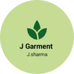 Business logo of J garment