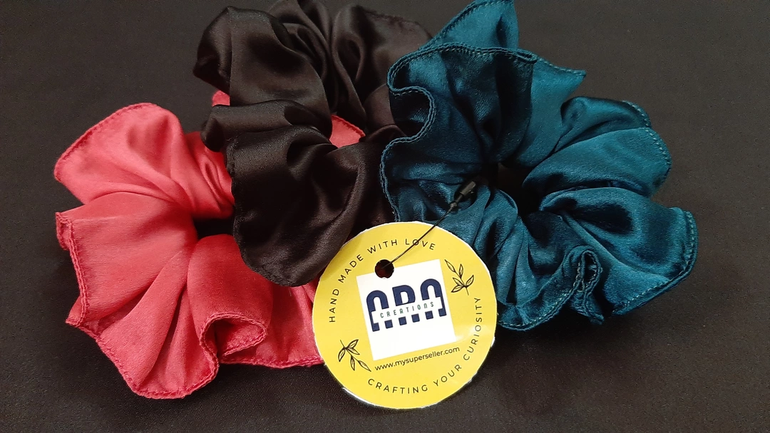 Handmade scrunchies  uploaded by business on 10/14/2022