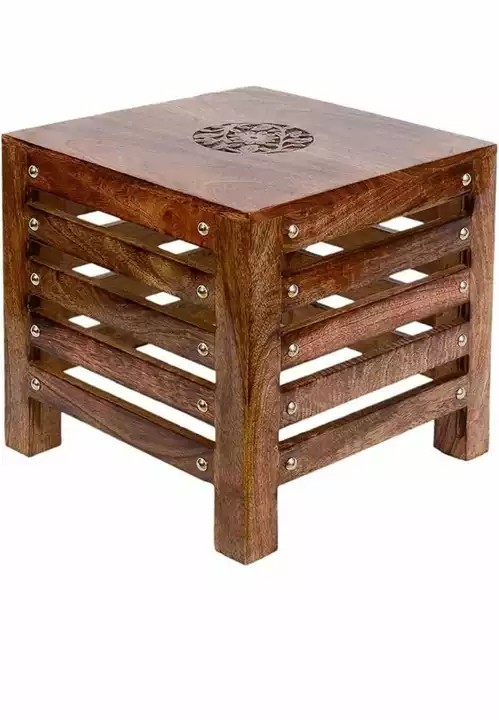Wooden stool  uploaded by AZ Wood Art Mart on 10/14/2022