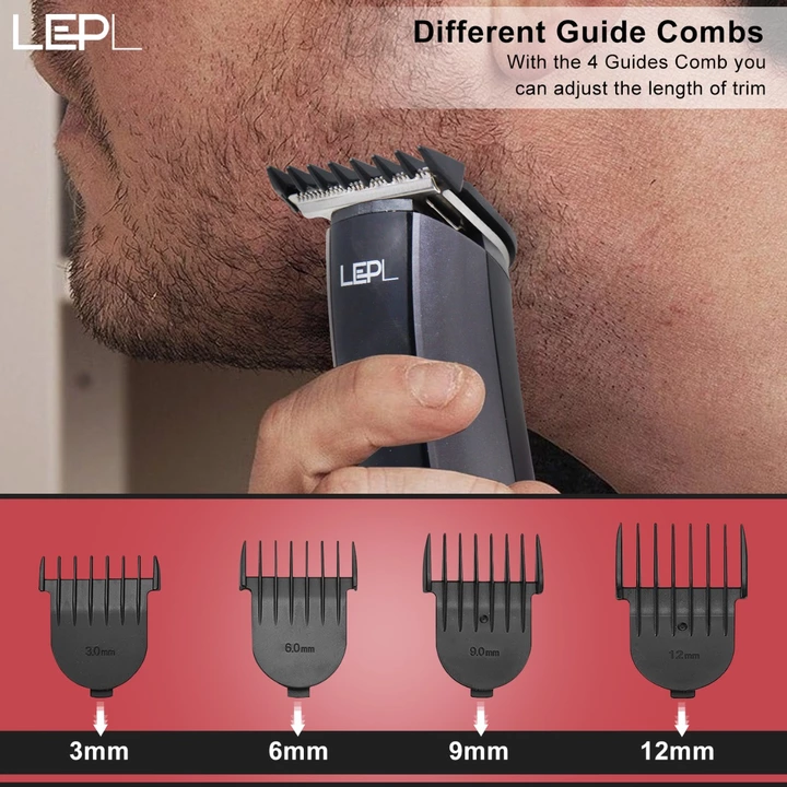 LEPL LT-103 Hair and Beard Shaving Manshin Trimmer for men black uploaded by Sparsh Collection on 10/14/2022