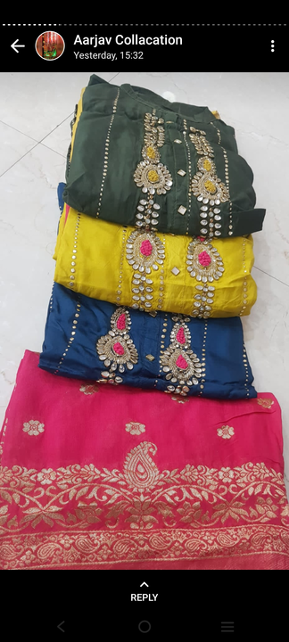 Post image I want 1-10 pieces of Suits ,saree Plazoo ,dress at a total order value of 10000. Please send me price if you have this available.